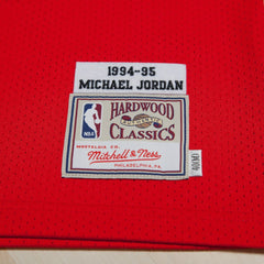 Chicago Bulls Michael Jordan 1994-95 Road 45 Authentic Jersey Red Mens - NBA
