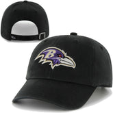 47 Brand Baltimore Ravens Clean Up Adjustable Hat Black | 47 brand