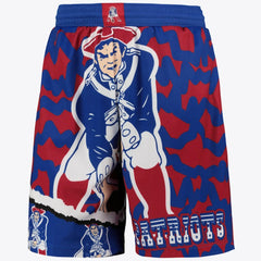 New England Patriots Jumbrotron Sublimated Short Mens | Mitchell & Ness
