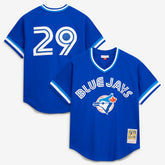 Joe Carter Toronto Blue Jays Mitchell & Ness Authentic Batting Practice Jersey - MLB
