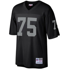 Howie Long Las Vegas Raiders Retired Player Legacy Replica Jersey Black | Mitchell & Ness