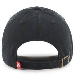 47 Brand Kansas City Chiefs New Clean Up Adjustable Hat Black | 47 brand