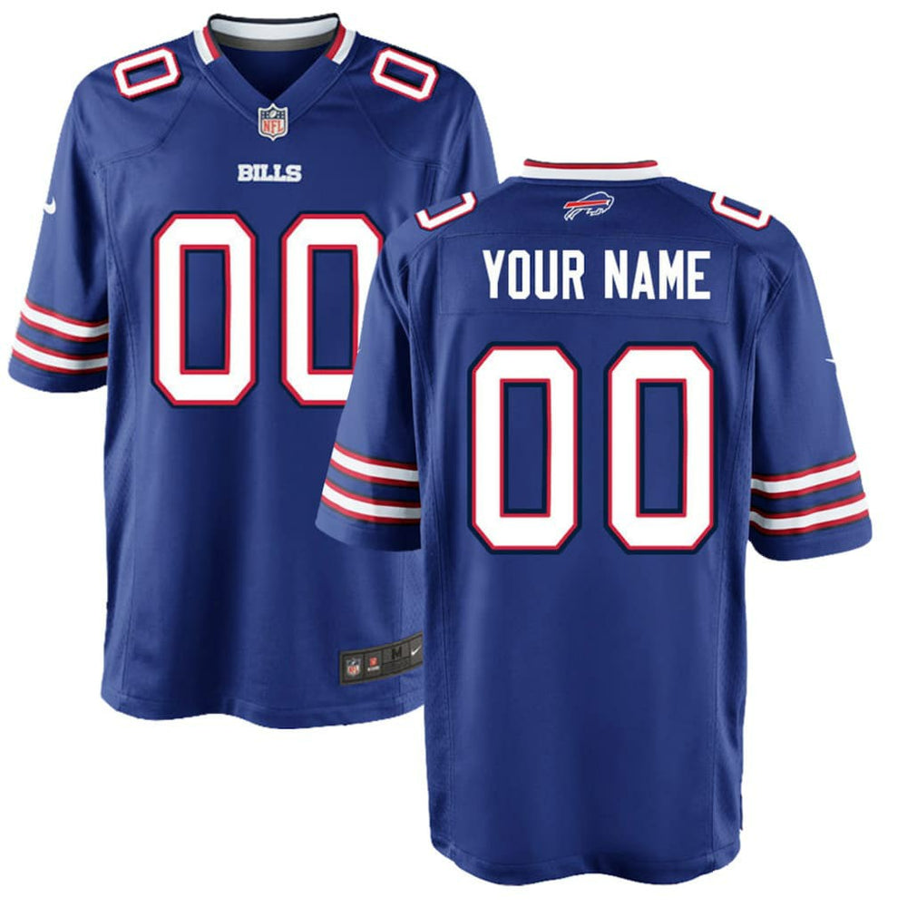Buffalo Bills Youth Custom Game Jersey Royal | Nike for Sale