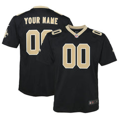 New Orleans Saints Youth Custom Game Jersey Black | Nike for Sale