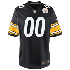 Pittsburgh Steelers Youth Custom Game Jersey Black | Nike for Sale