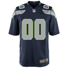 Seattle Seahawks Youth Custom Game Jersey College Navy | Nike for Sale