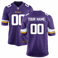 Minnesota Vikings Youth Custom Game Jersey | Nike for Sale