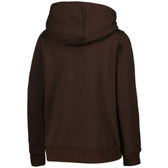 Cleveland Browns Youth Team Logo Pullover Hoodie Brown | NFL