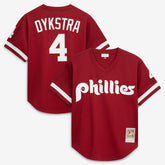 Lenny Dykstra Philadelphia Phillies Mitchell & Ness Authentic Batting Practice Jersey - MLB