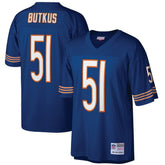 Dick Butkus Chicago Bears Retired Player Legacy Replica Jersey Navy | Mitchell & Ness