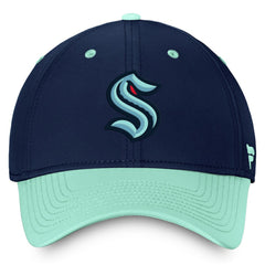 Seattle Kraken Fanatics Authentic Pro Rink Two-Tone Flex Hat – Deep Sea Blue/Light Blue - NHL