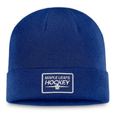 Toronto Maple Leafs Fanatics Authentic Pro Cuffed Knit Hat – Blue - NHL