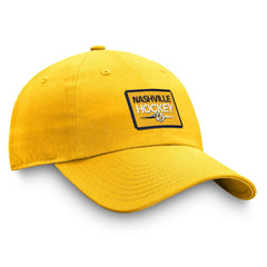 Nashville Predators Fanatics Authentic Pro Prime Adjustable Hat – Gold - NHL