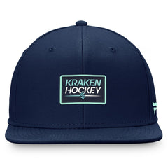 Seattle Kraken Fanatics Authentic Pro Prime Snapback Hat – Deep Sea Blue - NHL