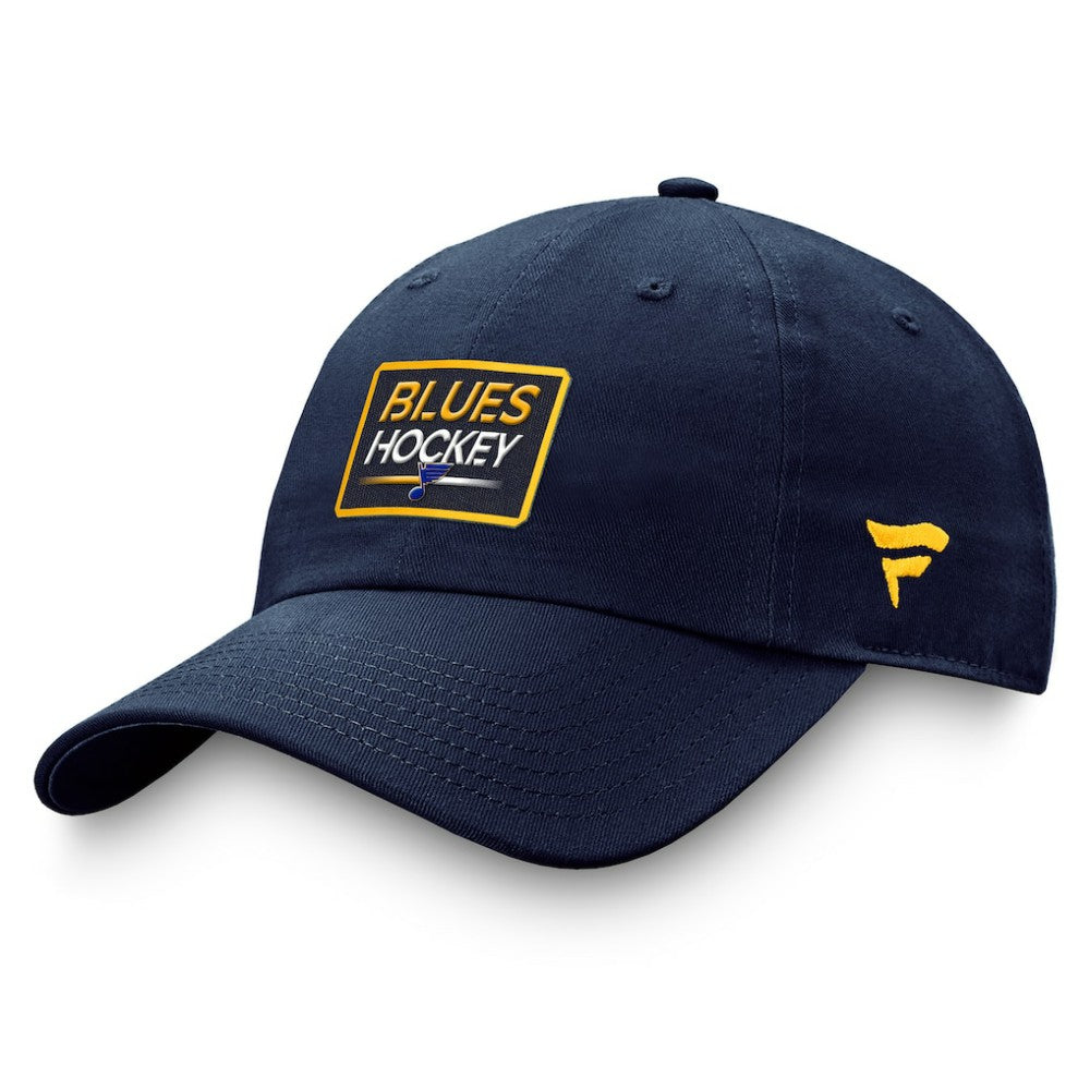 St. Louis Blues Fanatics Authentic Pro Prime Adjustable Hat – Navy - NHL