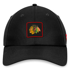 Chicago Blackhawks Fanatics Authentic Pro Rink Adjustable Hat - Black - NHL