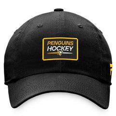 Pittsburgh Penguins Fanatics Women's Authentic Pro Rink Adjustable Hat - Black - NHL