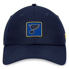 St. Louis Blues Fanatics Authentic Pro Rink Adjustable Hat - Navy - NHL