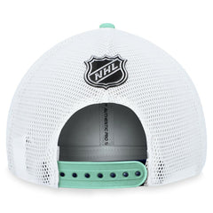 Seattle Kraken Fanatics Authentic Pro Rink Trucker Adjustable Hat - Deep Sea Blue - NHL
