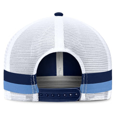 Tennessee Titans Fundamentals Side Stripe Trucker Adjustable Hat Navy/White | Fanatics