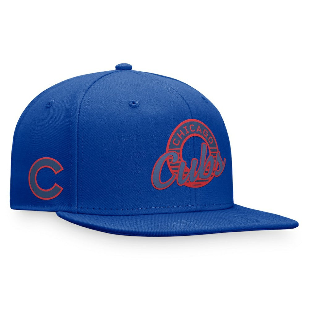 Chicago Cubs Fanatics Circle Script Snapback Hat - MLB