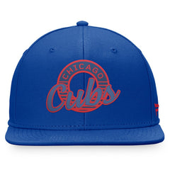 Chicago Cubs Fanatics Circle Script Snapback Hat - MLB