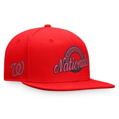 Washington Nationals Fanatics Circle Script Snapback Hat - MLB
