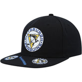Pittsburgh Penguins Mitchell & Ness Vintage Hat Trick Snapback Hat - Black - NHL