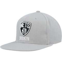Brooklyn Nets Side Core 2.0 Snapback Hat Gray - NBA
