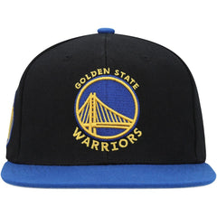 Golden State Warriors Side Core 2.0 Snapback Hat Black/Royal - NBA