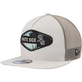 Chicago White Sox New Era Retro Beachin' Patch A-Frame Trucker 9FIFTY Snapback Hat - MLB