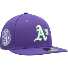 Athletics New Era Lime Side Patch 59FIFTY Fitted Hat - MLB