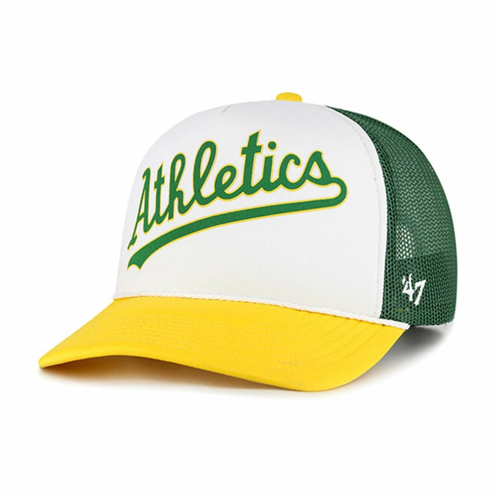 Athletics '47 Foam Front Script Trucker Snapback Hat - MLB