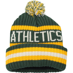 Athletics '47 Bering Cuffed Knit Hat with Pom - MLB