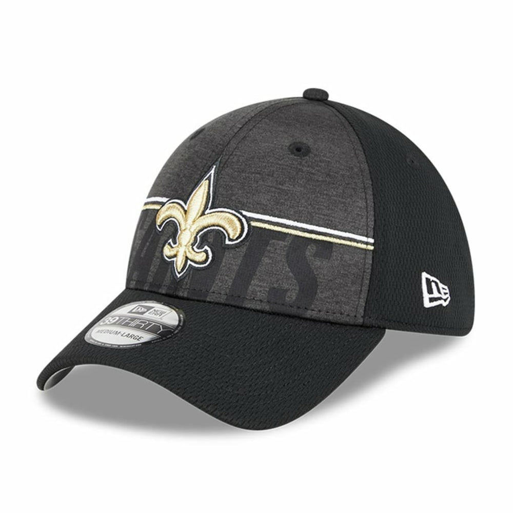 New Orleans Saints New Era 2023 NFL Training Camp 39THIRTY Flex Hat Black | NFL