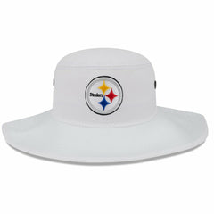 Pittsburgh Steelers New Era 2023 NFL Training Camp Panama Bucket Hat White | NFL