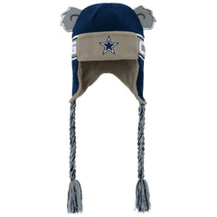 Dallas Cowboys Youth Wordmark Ears Trooper Knit Hat Navy | NFL
