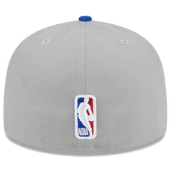 Philadelphia 76ers 2023 NBA Draft Two-Tone 59FIFTY Fitted Hat Gray/Royal - NBA