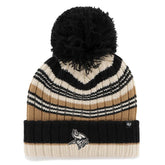 Minnesota Vikings '47 Women's Barista Cuffed Knit Hat with Pom Natural | 47 brand