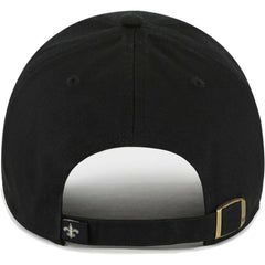 New Orleans Saints '47 Women's Sidney Clean Up Adjustable Hat Black | 47 brand