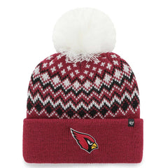 Arizona Cardinals '47 Women's Elsa Cuffed Knit Hat with Pom Cardinal | 47 brand