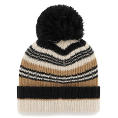 Tennessee Titans '47 Women's Barista Cuffed Knit Hat with Pom Natural | 47 brand