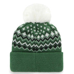 New York Jets '47 Women's Elsa Cuffed Knit Hat with Pom Green | 47 brand