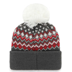 Tampa Bay Buccaneers '47 Women's Elsa Cuffed Knit Hat with Pom Pewter | 47 brand
