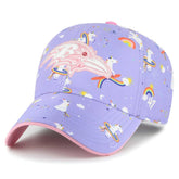 Baltimore Ravens '47 Girls Preschool Unicorn Clean Up Adjustable Hat Lavender | 47 brand