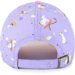 Cincinnati Bengals '47 Girls Preschool Unicorn Clean Up Adjustable Hat Lavender | 47 brand