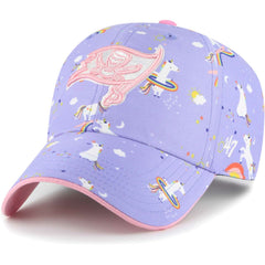 Tampa Bay Buccaneers '47 Girls Preschool Unicorn Clean Up Adjustable Hat Lavender | 47 brand
