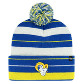 Los Angeles Rams '47 Powerline Cuffed Knit Hat with Pom Royal | 47 brand