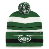 New York Jets '47 Powerline Cuffed Knit Hat with Pom Green | 47 brand