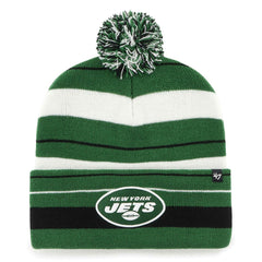 New York Jets '47 Powerline Cuffed Knit Hat with Pom Green | 47 brand
